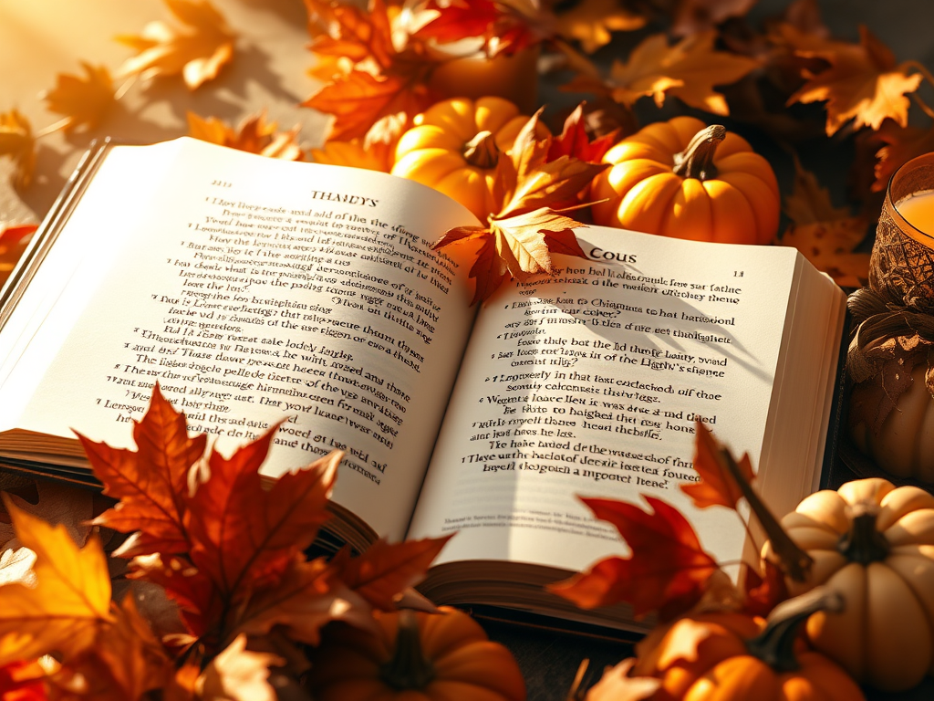 Biblical Verses for Thankfulness This Thanksgiving