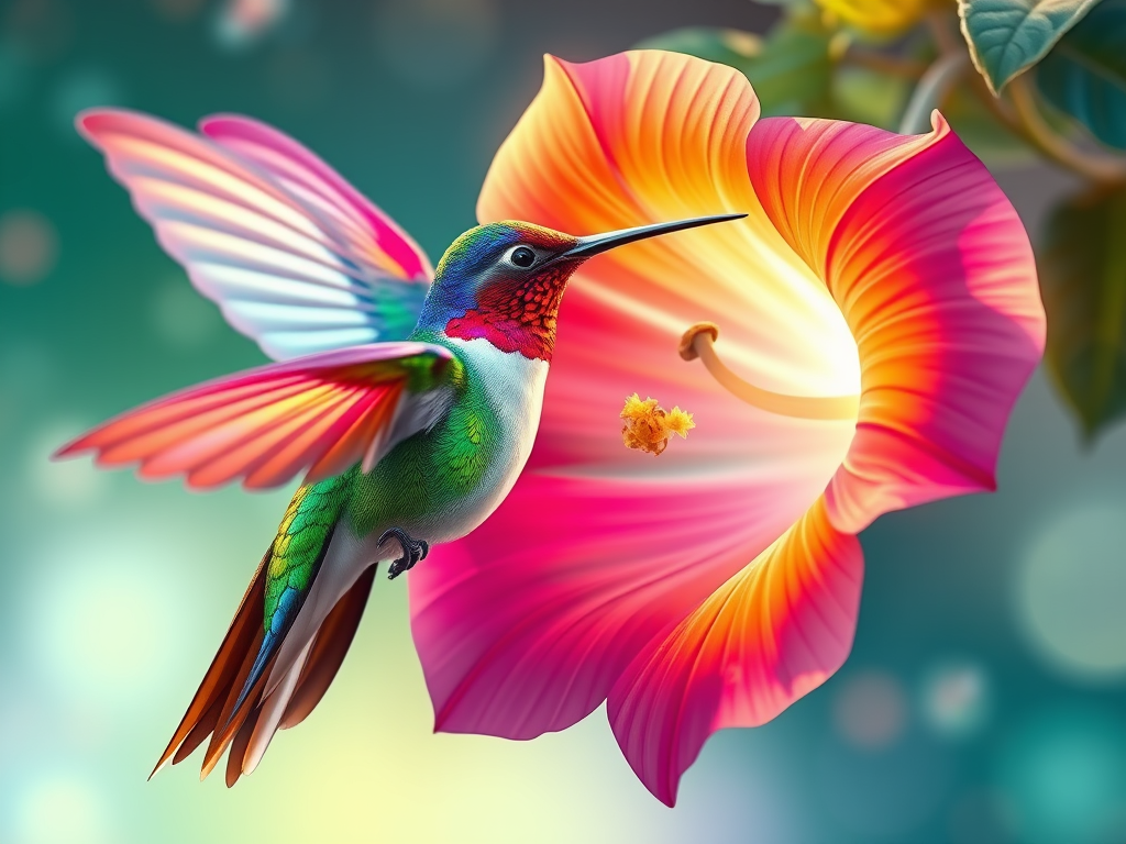 The Beauty of Hummingbirds: A Poetic Tribute