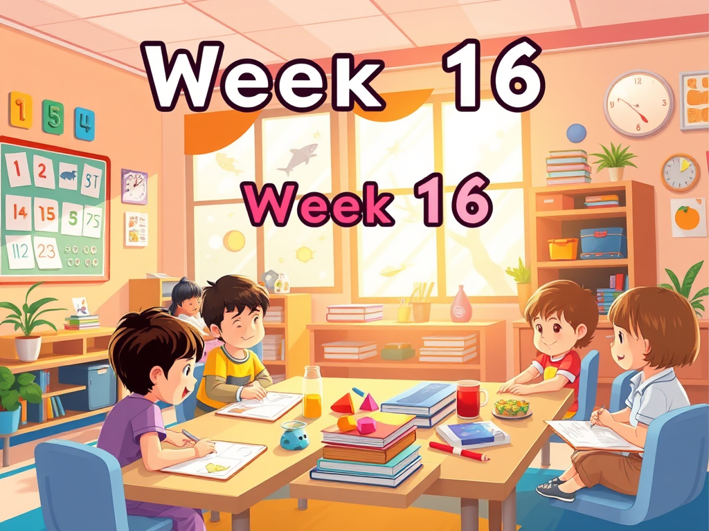 1st grade week 16 out of 36