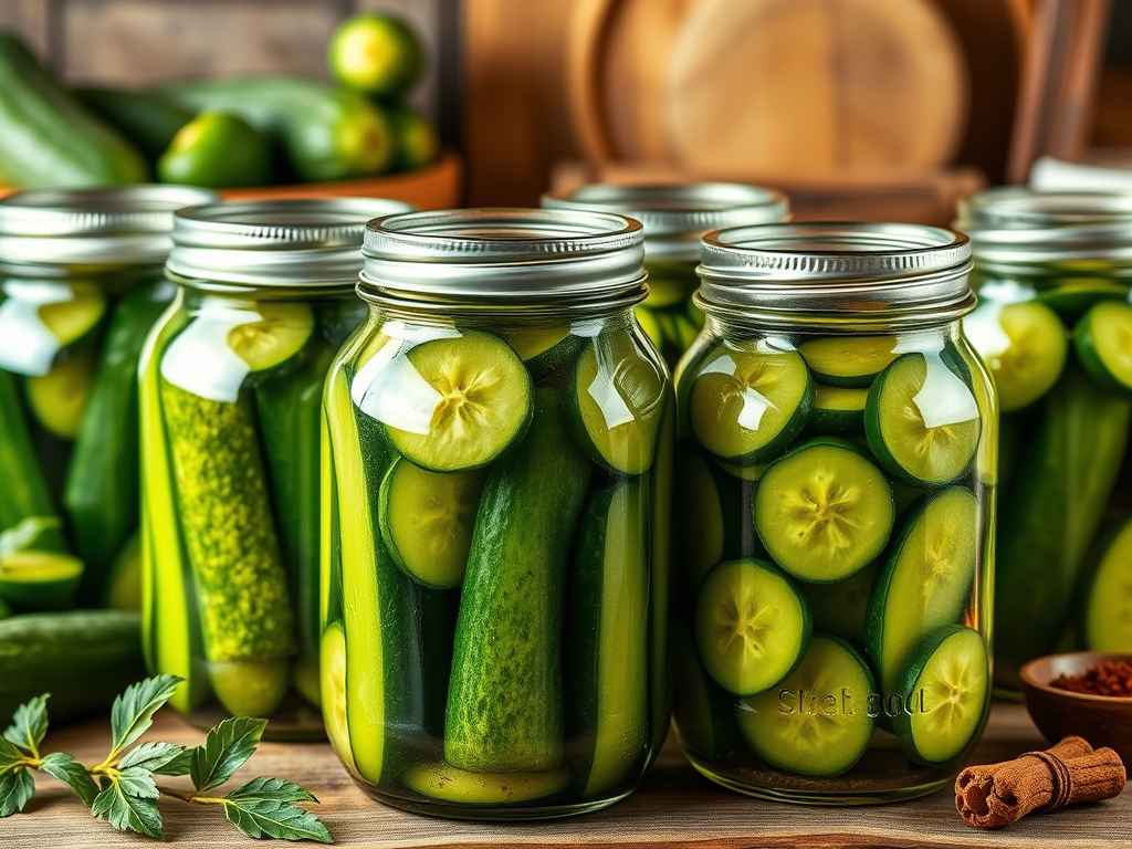 Delicious Sweet Pickle Recipe for Canning