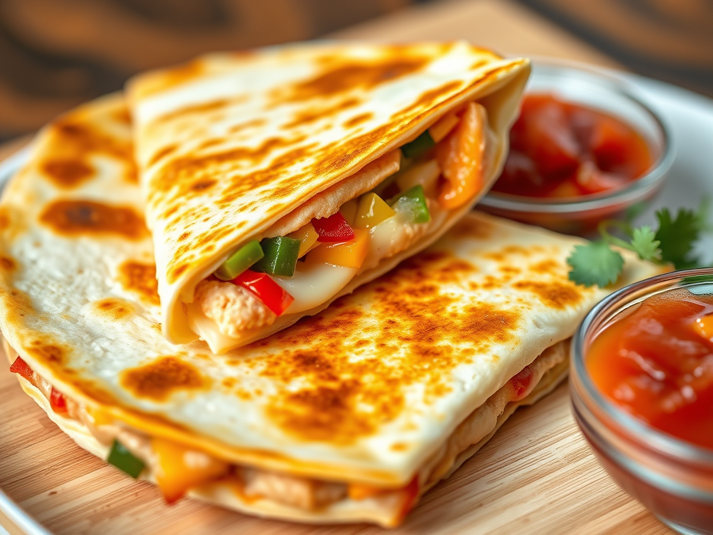 Easy Chicken Quesadilla Recipe