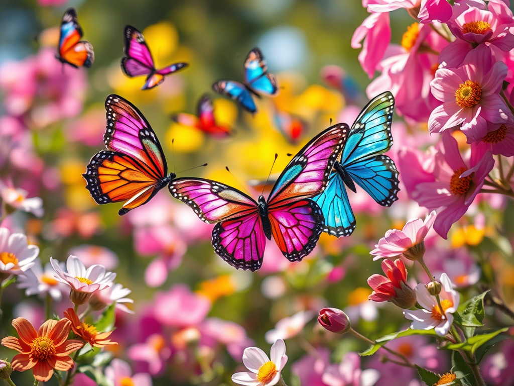 The bright little butterflies