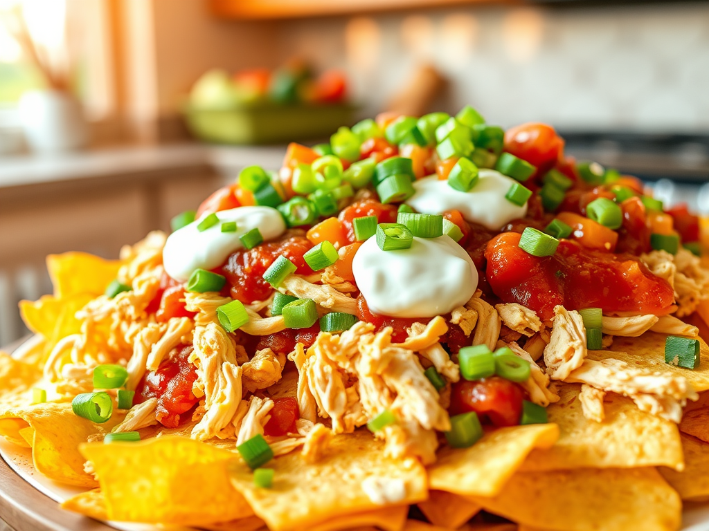 Quick & Easy Chicken Nachos Recipe