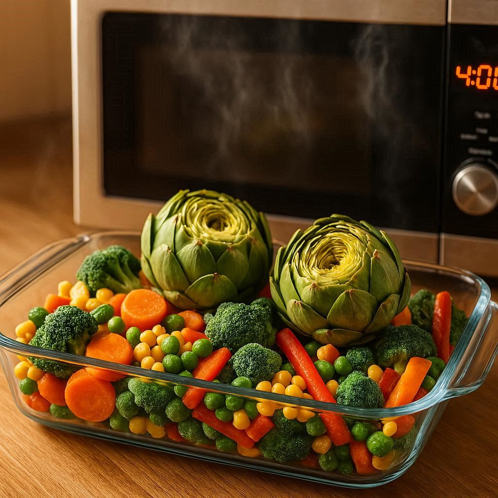 Microwave Fresh & Frozen Vegetables: A Helpful Chart
