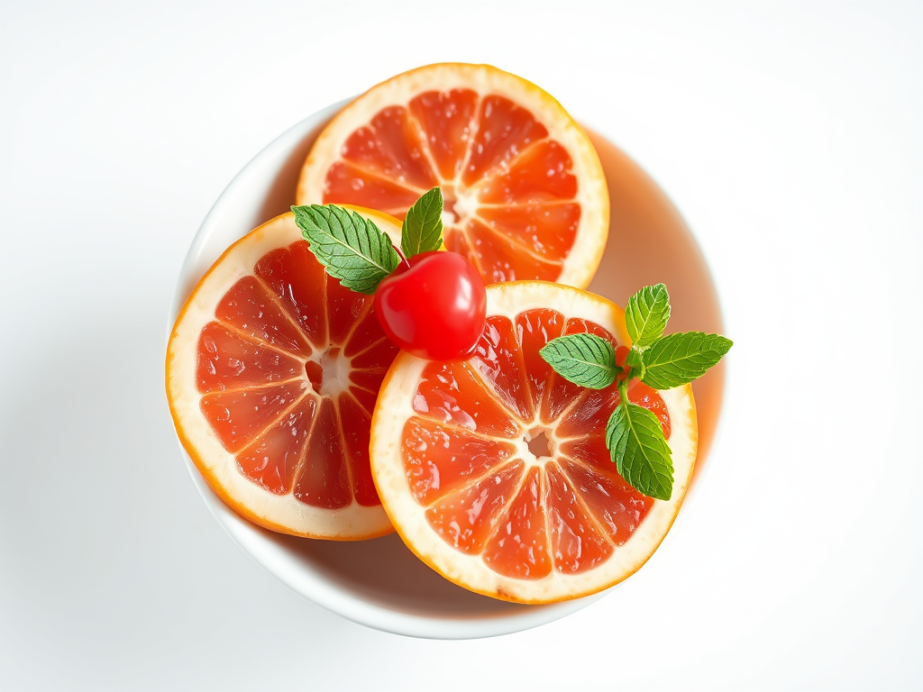 Easy Microwave Glazed Grapefruit