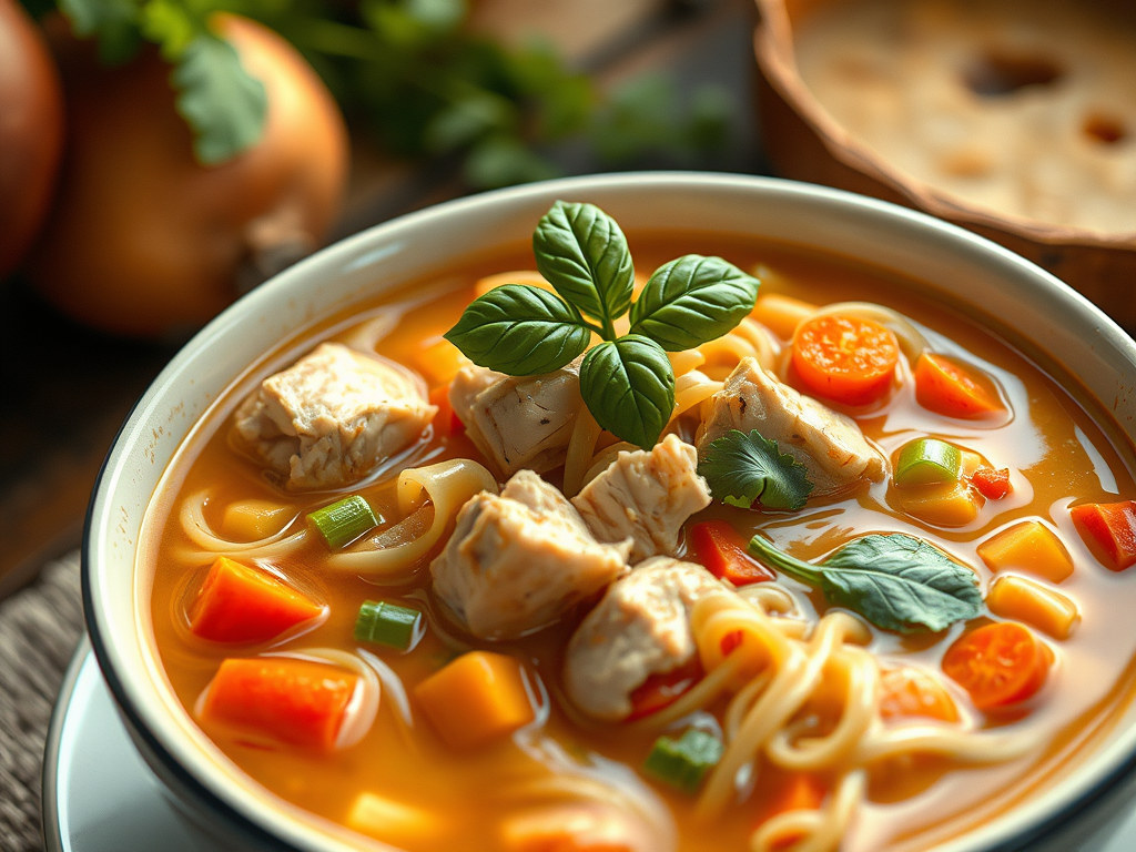 Quick Chicken Noodle Soup in 45 Minutes