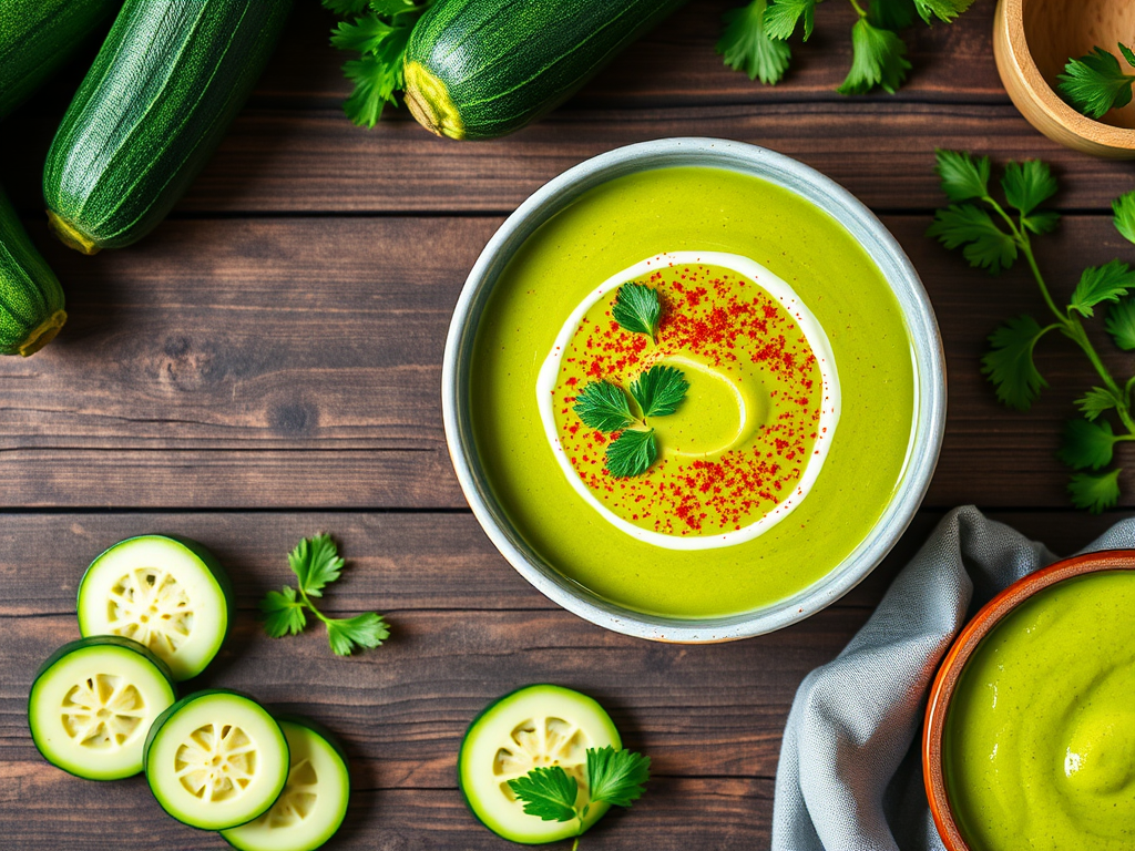 Delicious Zucchini Cold Soup Recipe