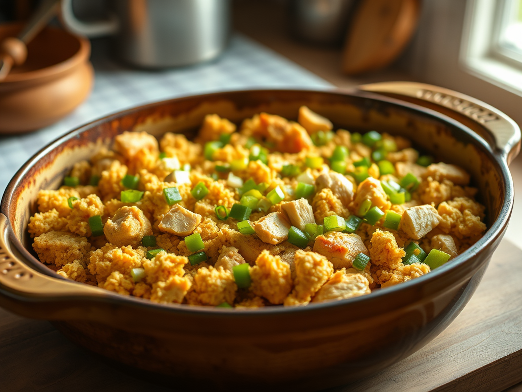 Easy Cornbread Chicken Casserole Recipe