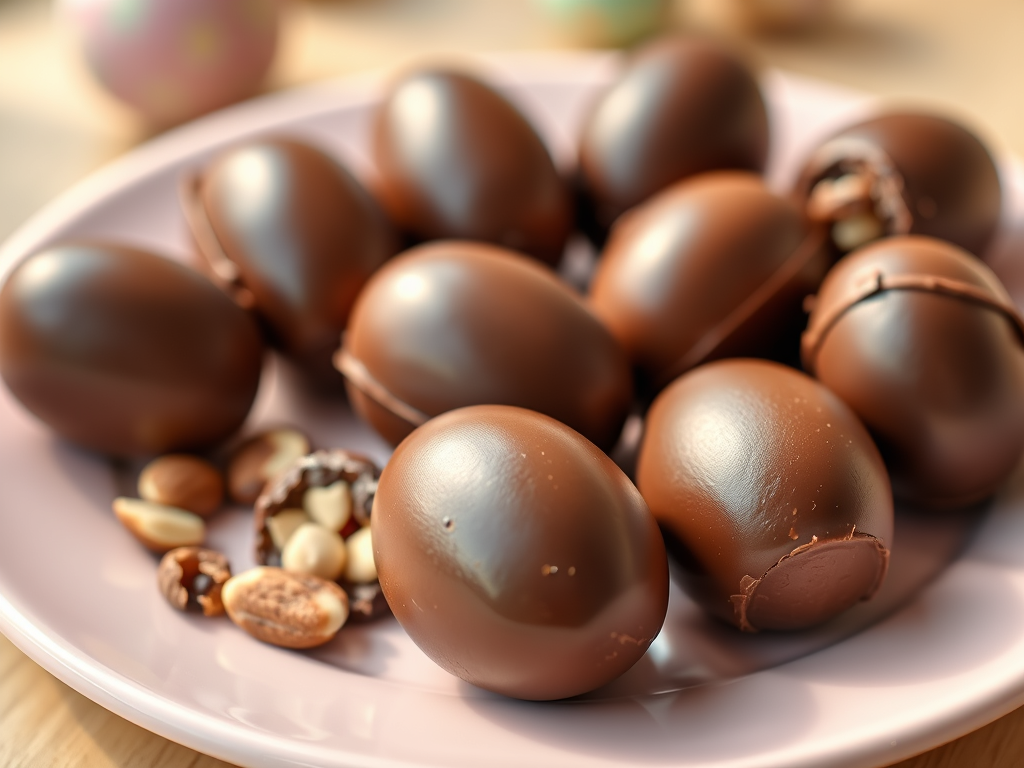 Delicious Chocolate Coated Easter Eggs Recipe