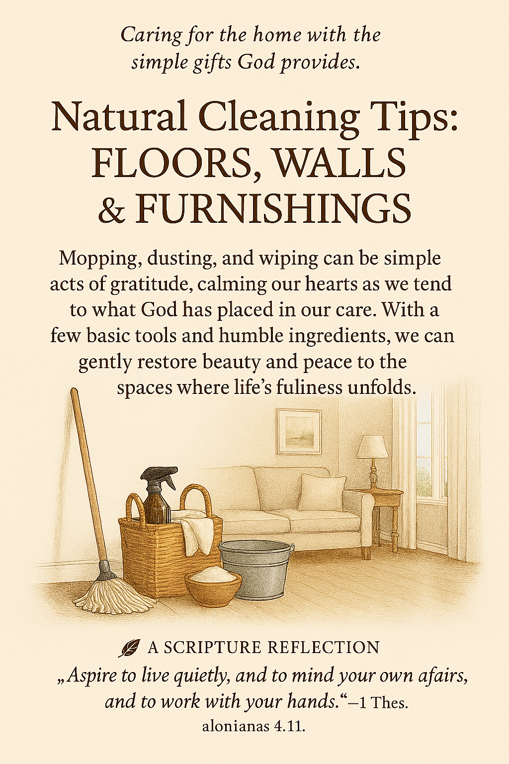 Simple Homemade Cleaners for Every Surface