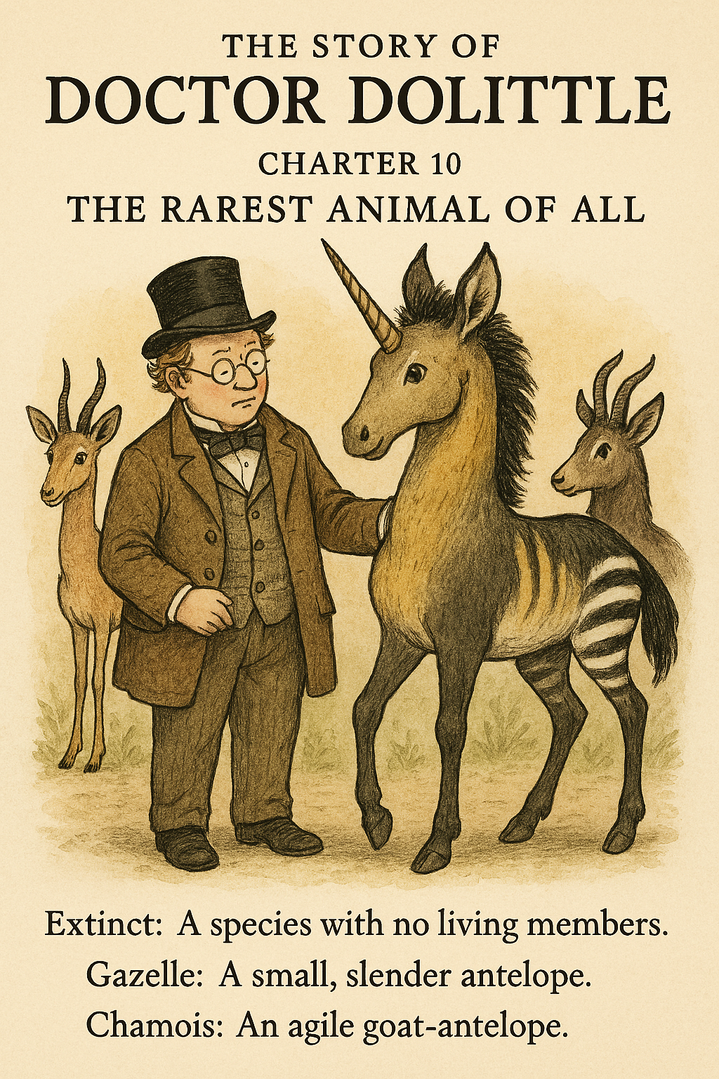 The Story of Doctor Dolittle Chapter 10 Vocabulary: The Rarest Animal of All
