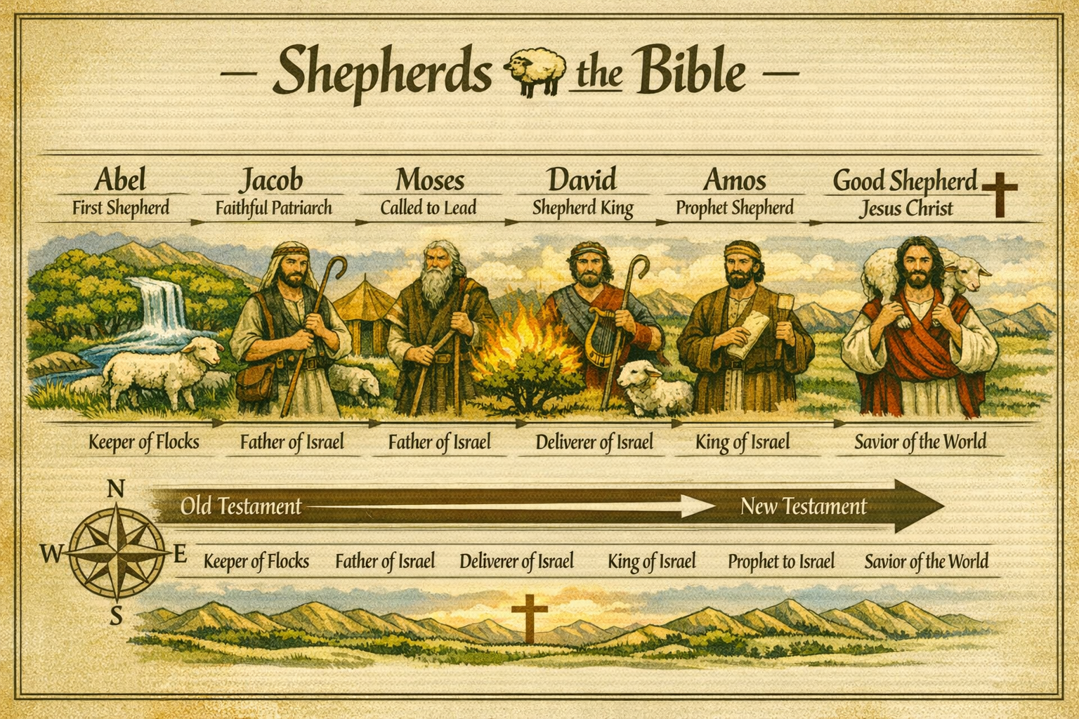 Biblical Shepherds: Lessons in Faith and Leadership