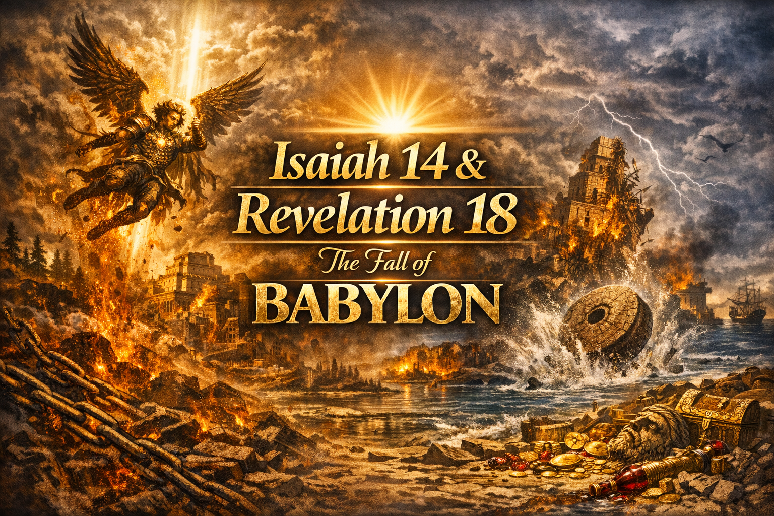 A Prophetic Comparison of Babylon’s Fall and Satan’s Defeat