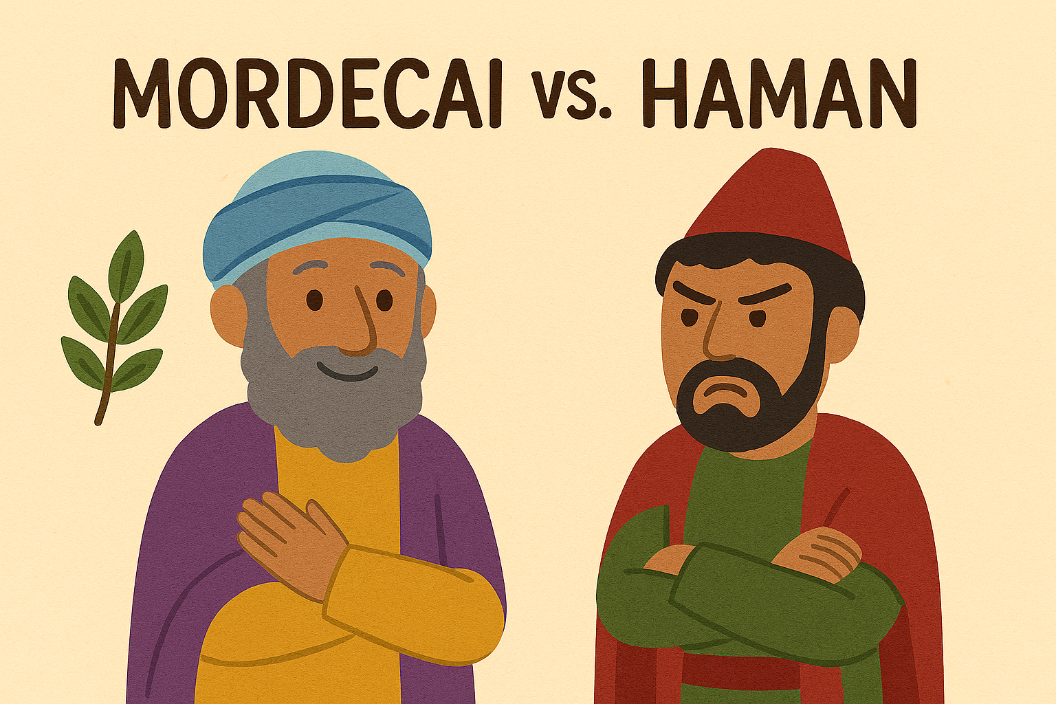 🌿 Mordecai vs. Haman: A Gentle Character Contrast
