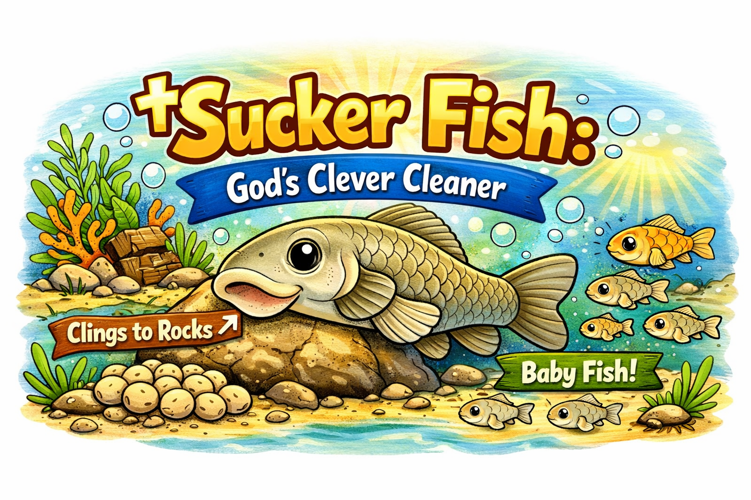 🐟 Sucker Fish: God’s Clever Cleaner