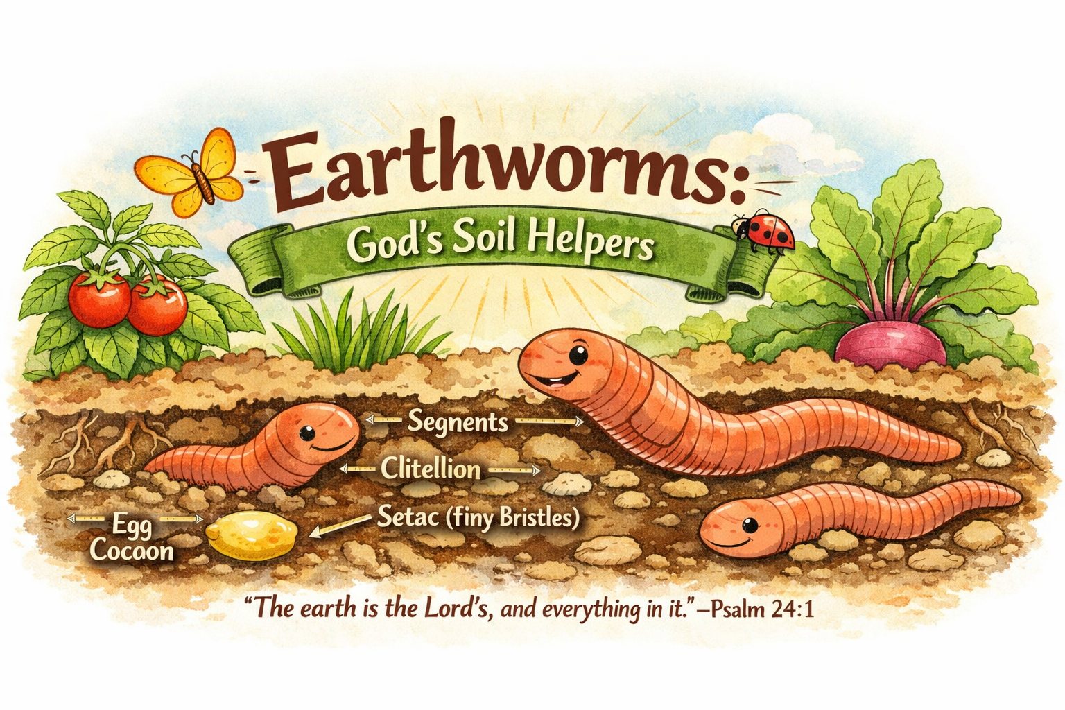 🪱 Facts About Worms: God’s Helpful Garden Workers