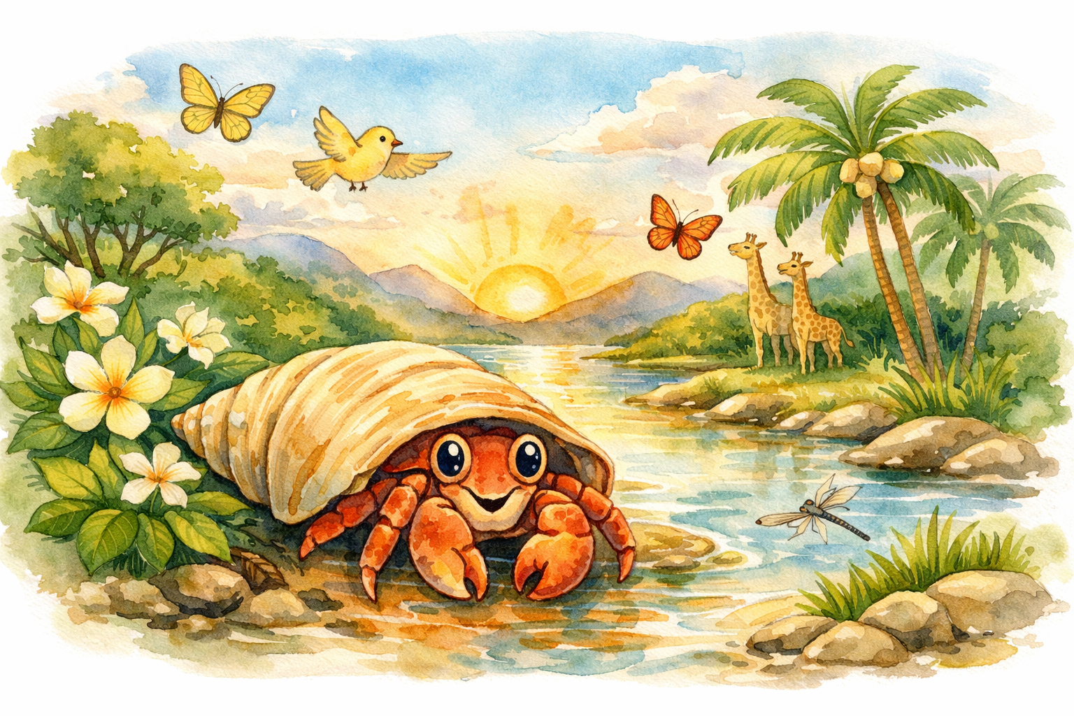 🐚 Hermit Crabs in God’s Perfect Beginning