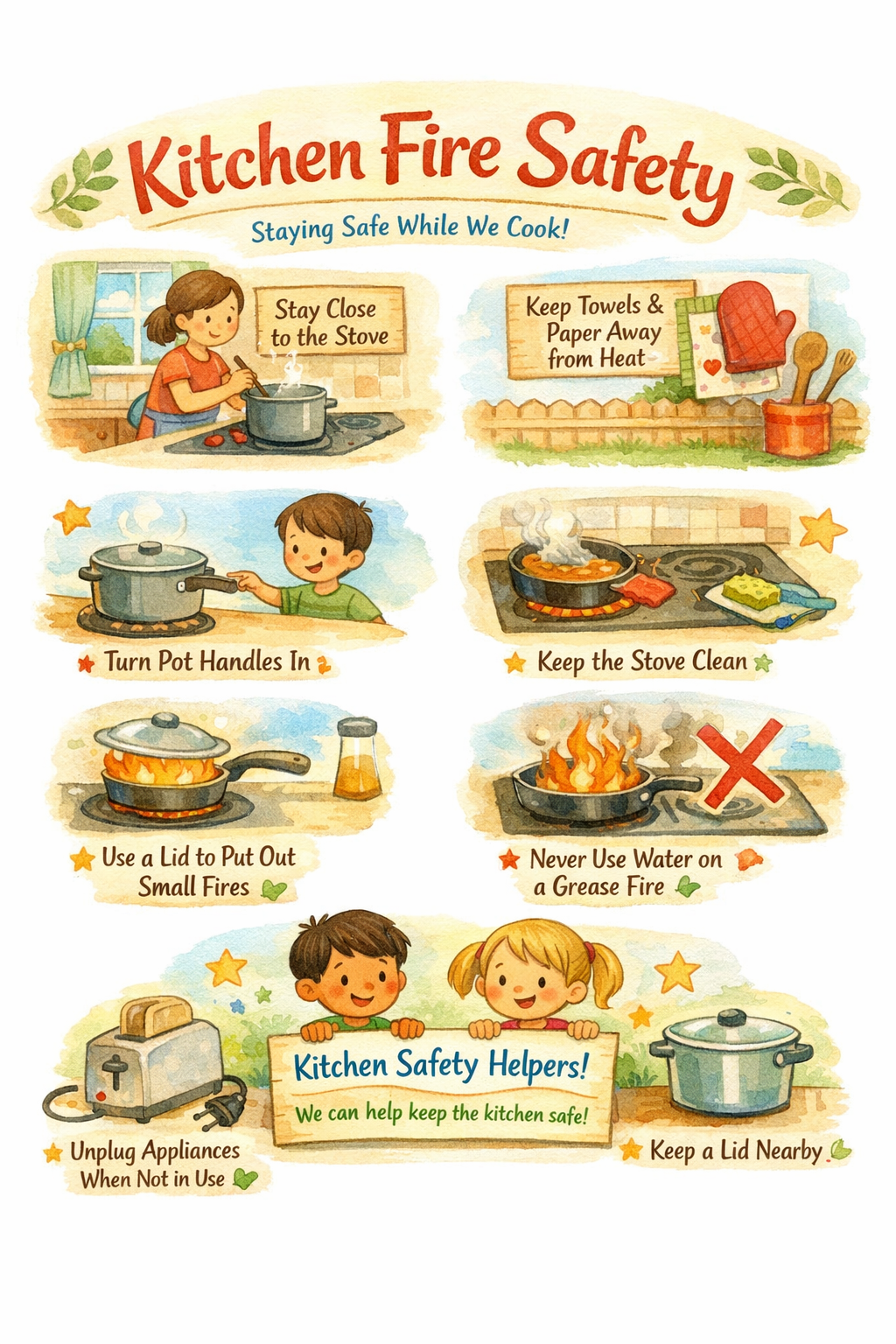 🔥 Kitchen Fire Prevention