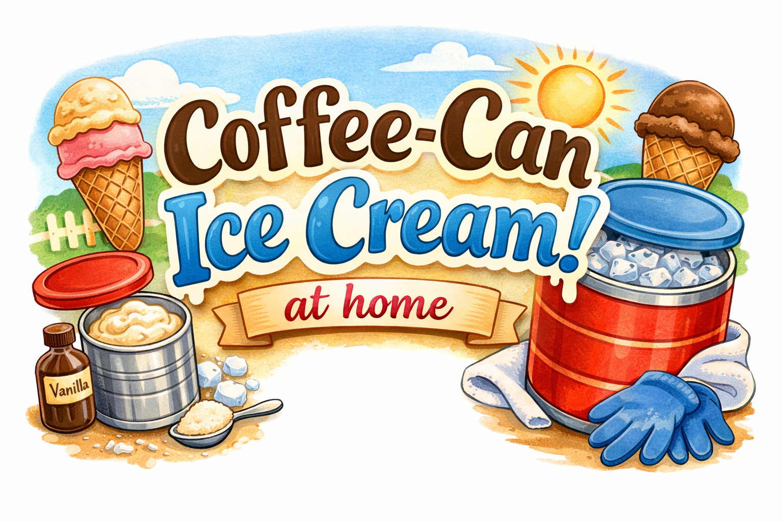 Coffee-Can Ice Cream: At Home