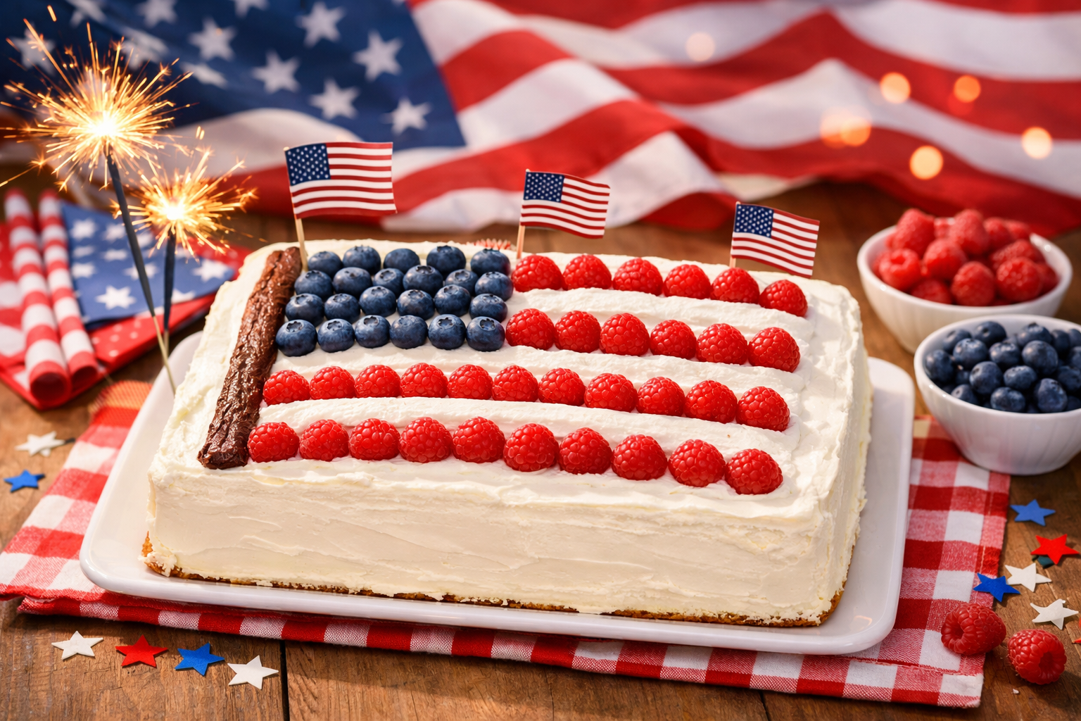 Flag Cake 