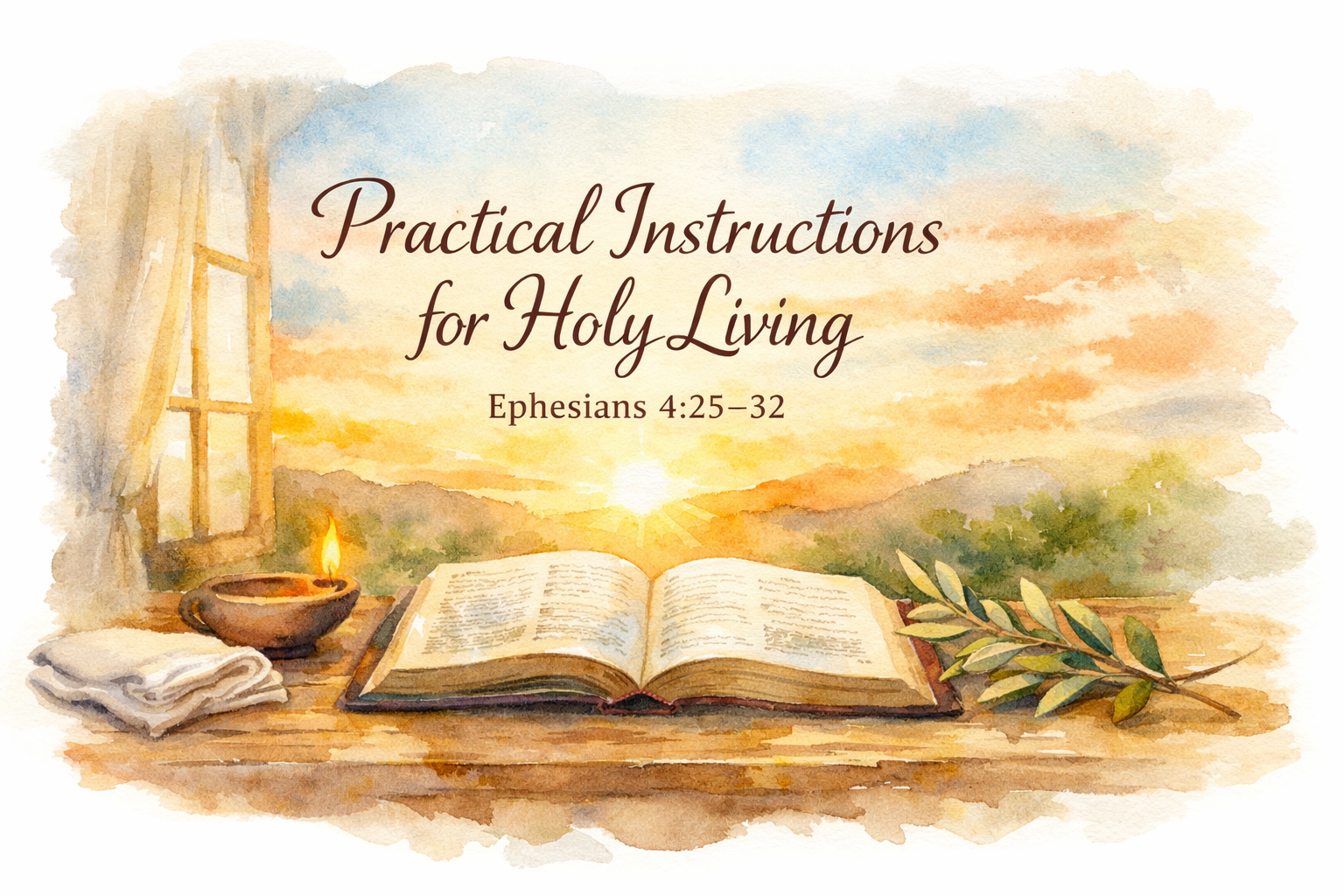 Practical Instructions for Holy Living (Ephesians 4:25–32)