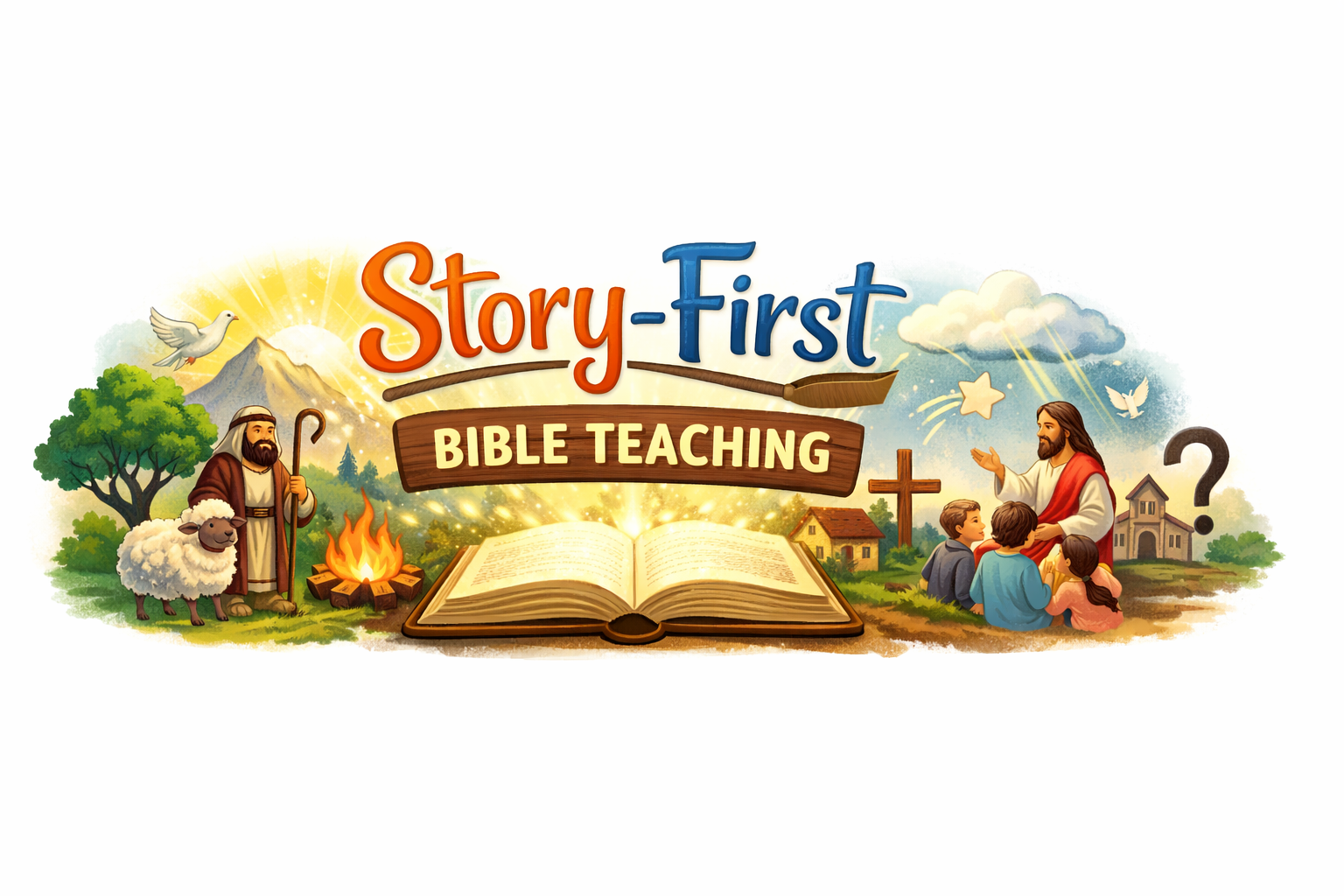🌿 Story‑First Children’s Bible Teaching Method
