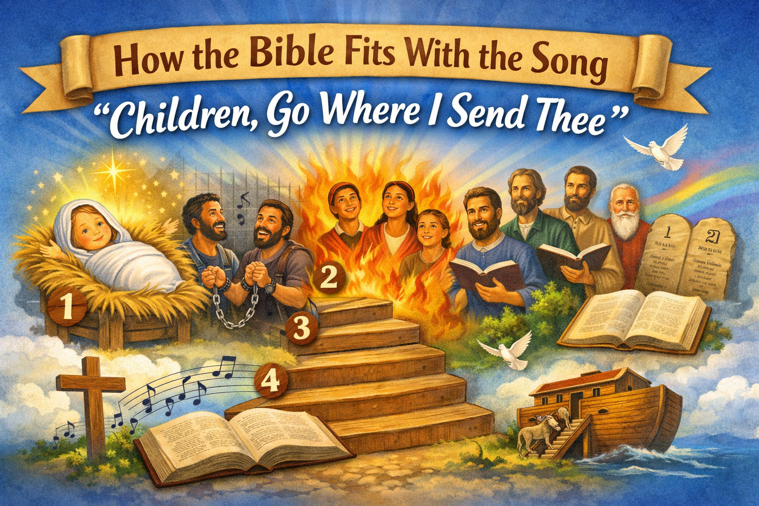 🌟 How the Bible Fits with the Song “Children, Go Where I Send Thee”