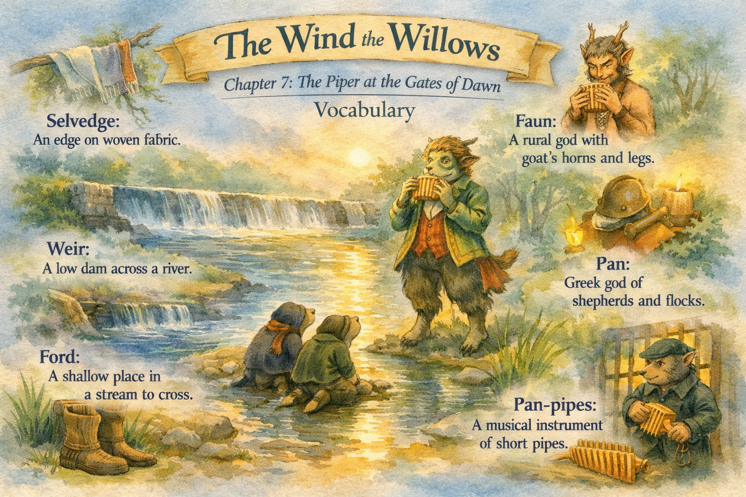 The Wind in the Willows Chapter 7 Vocabulary   