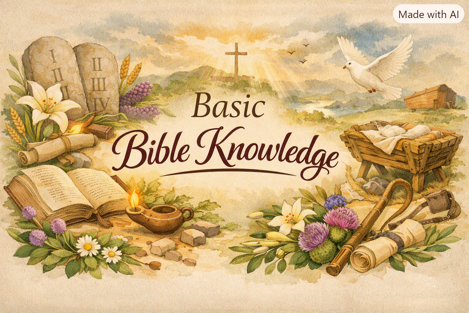 🌿 Basic Bible Knowledge: A Complete Foundational List