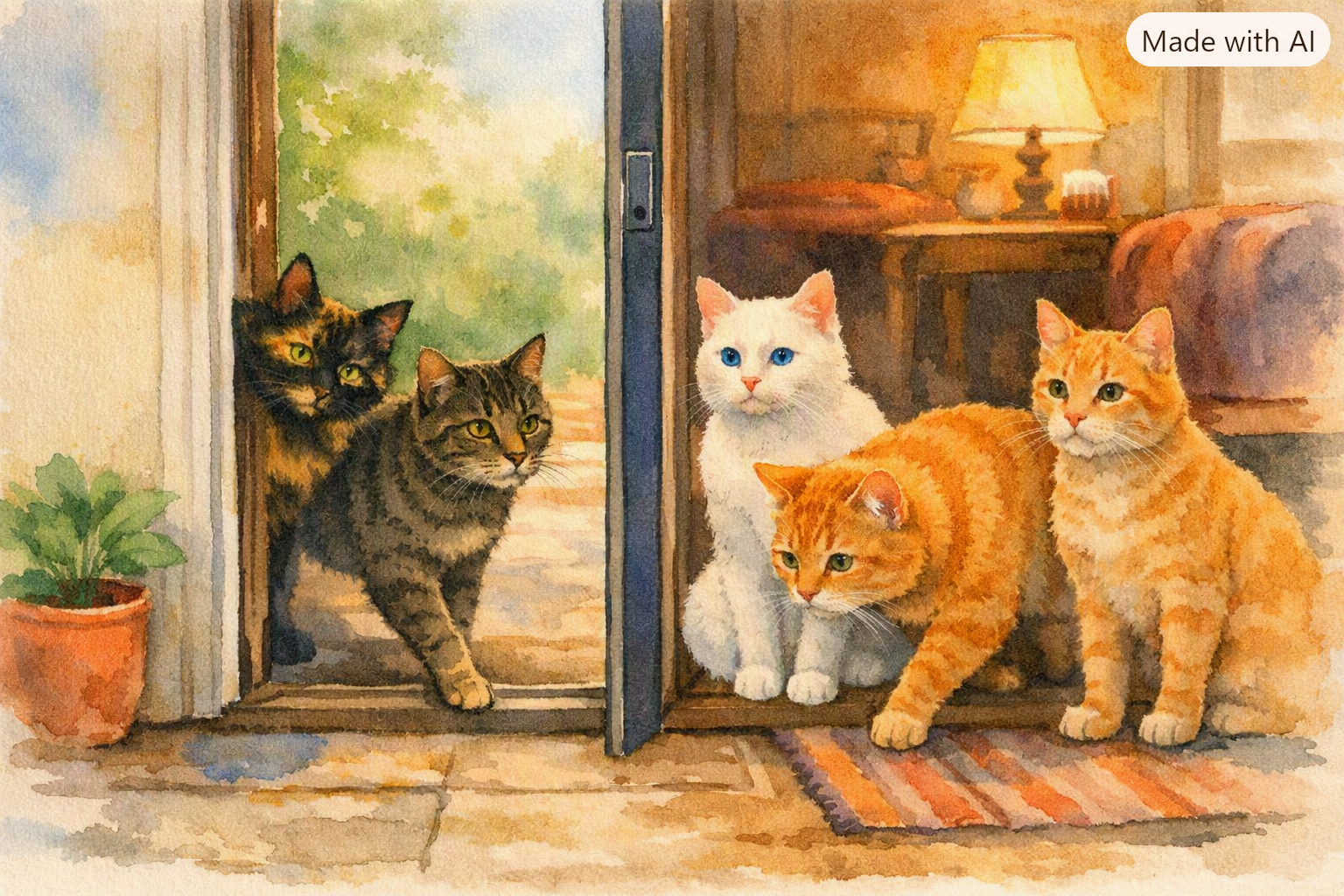 My Cats and the not so Revolving Door