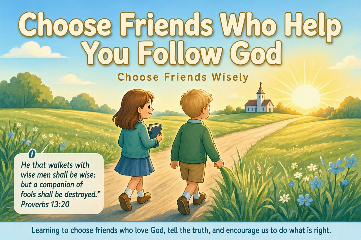Choose Friends Wisely: Pick Friends That Help You Follow God